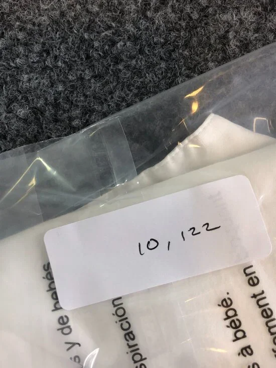 Eileen Fisher Tunic Shirt Womens Medium White Organic Cotton Band Collar Button - Picture 16 of 16